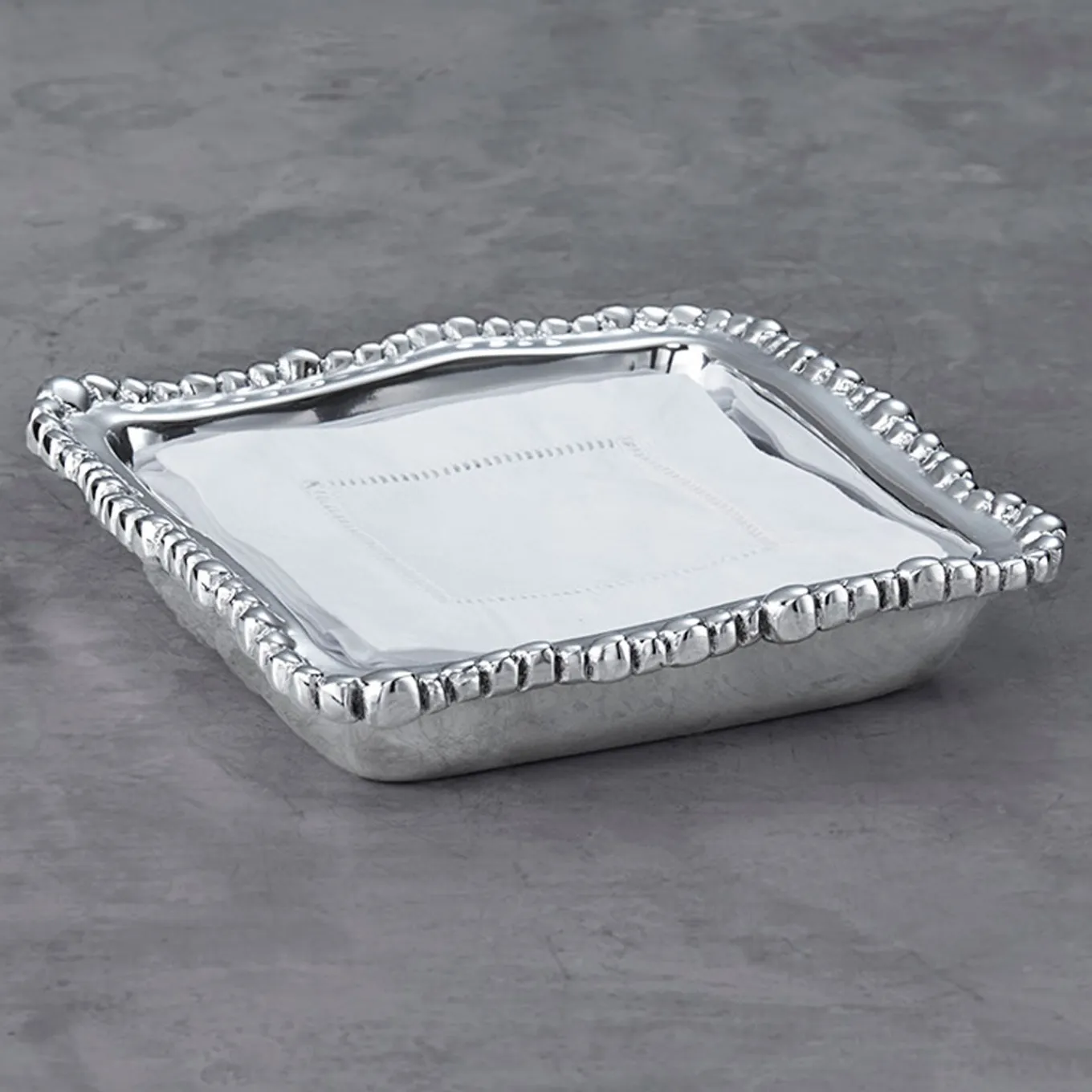 GIFTABLES Organic Pearl Napkin Box