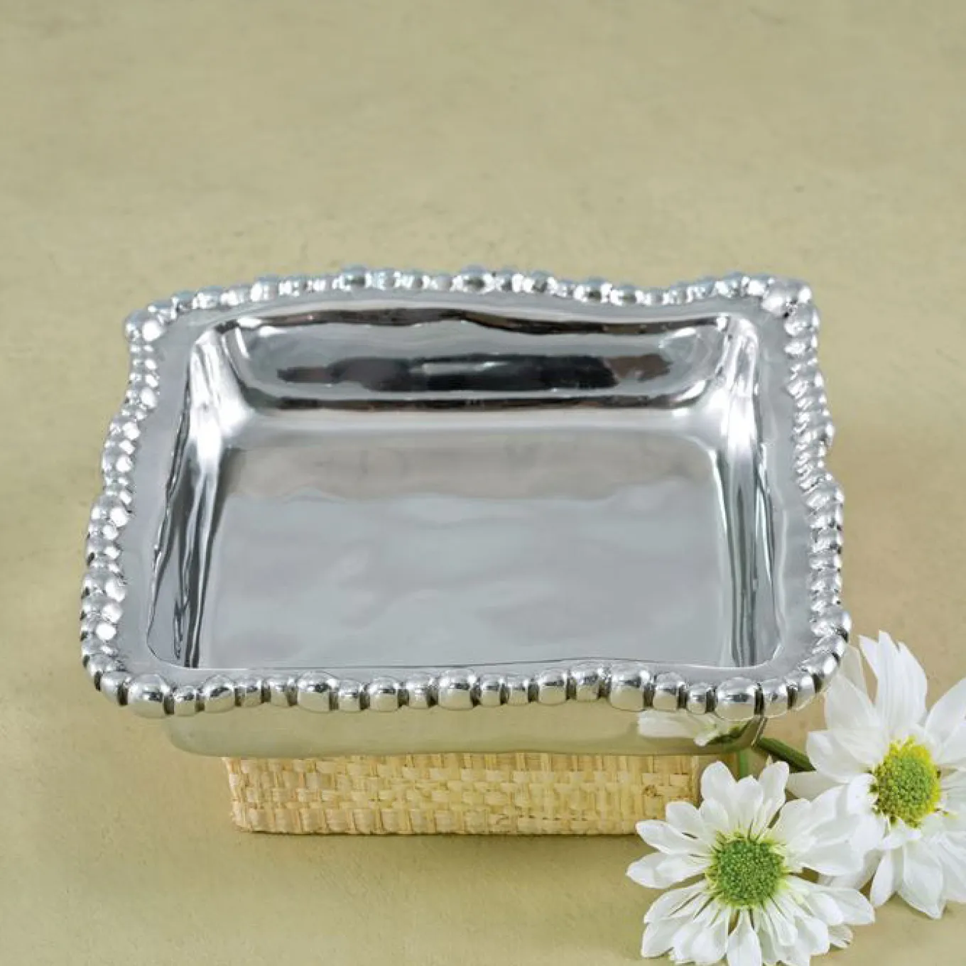 GIFTABLES Organic Pearl Napkin Box
