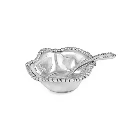 GIFTABLES Organic Pearl Petit Bowl with Spoon