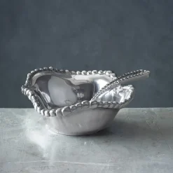 GIFTABLES Organic Pearl Petit Bowl with Spoon