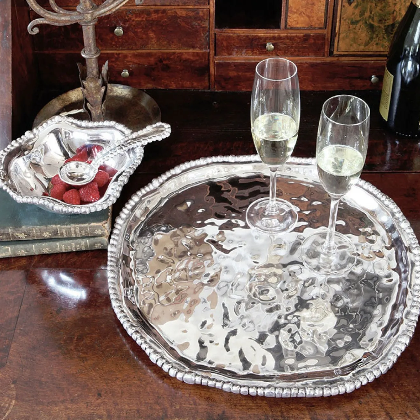 GIFTABLES Organic Pearl Petit Bowl with Spoon