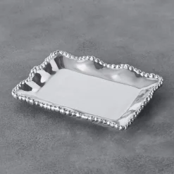 GIFTABLES Organic Pearl Rectangular Tray