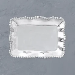 GIFTABLES Organic Pearl Rectangular Tray