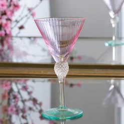 GLASS Aquarelle Martini Set of 4 (Multi)