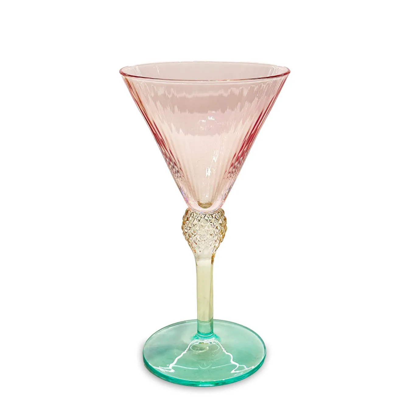 GLASS Aquarelle Martini Set of 4 (Multi)