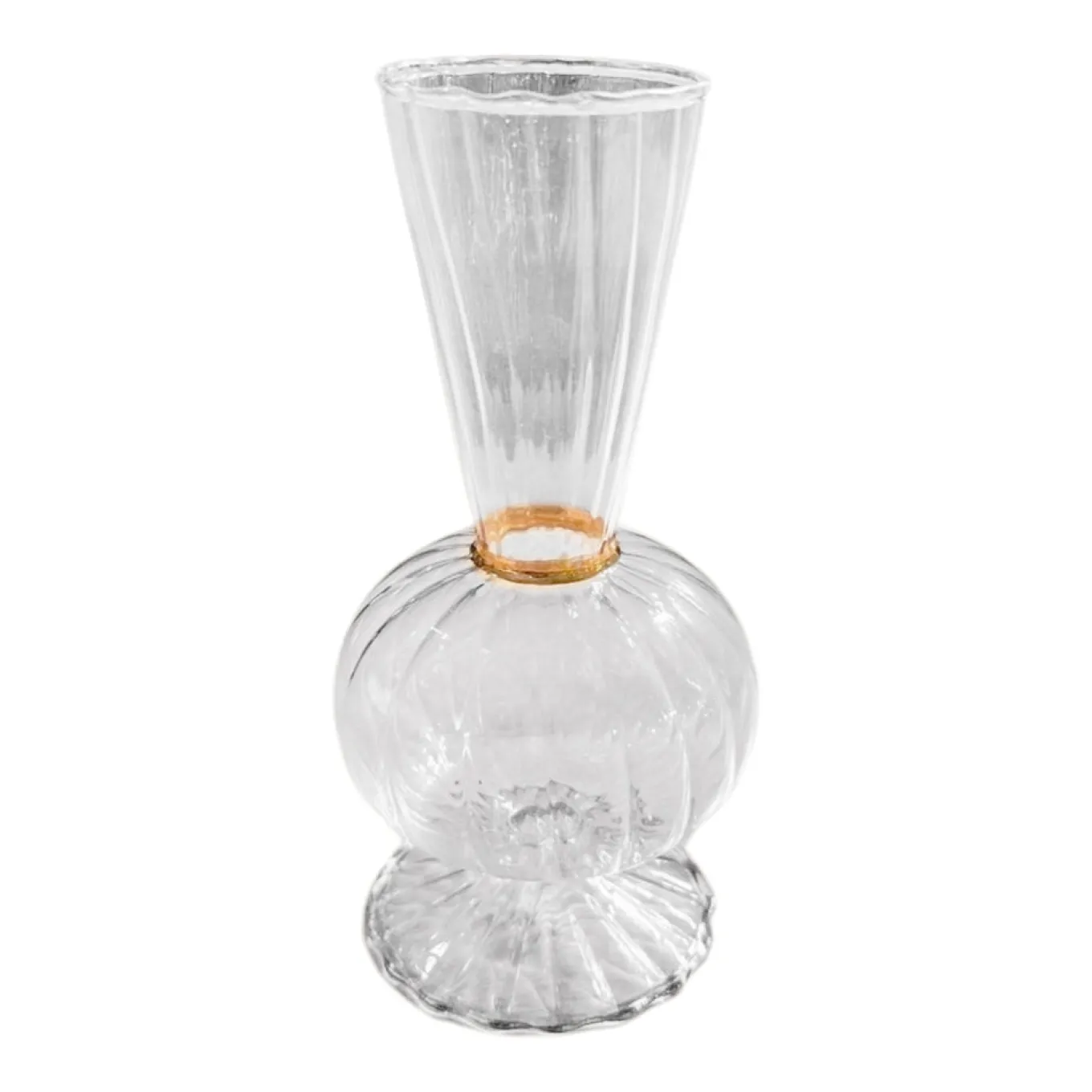 GLASS Cambridge Beth 6" Bud Vase Set of 2 (Clear)