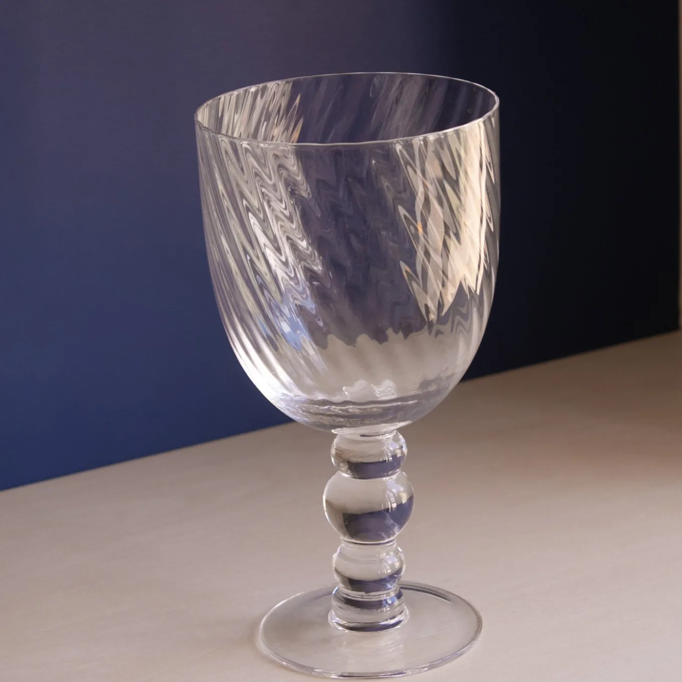 GLASS French Swirl All Purpose Set of 4 (Clear)