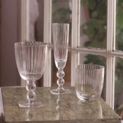 GLASS Venice Champagne Flute Set of 4 (Clear)