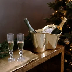 GLASS Venice Champagne Flute Set of 4 (Clear)