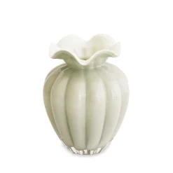 GLASS Vento Large Vase Pistachio