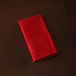 LINEN Classics Napkins Set of 4 (Red)