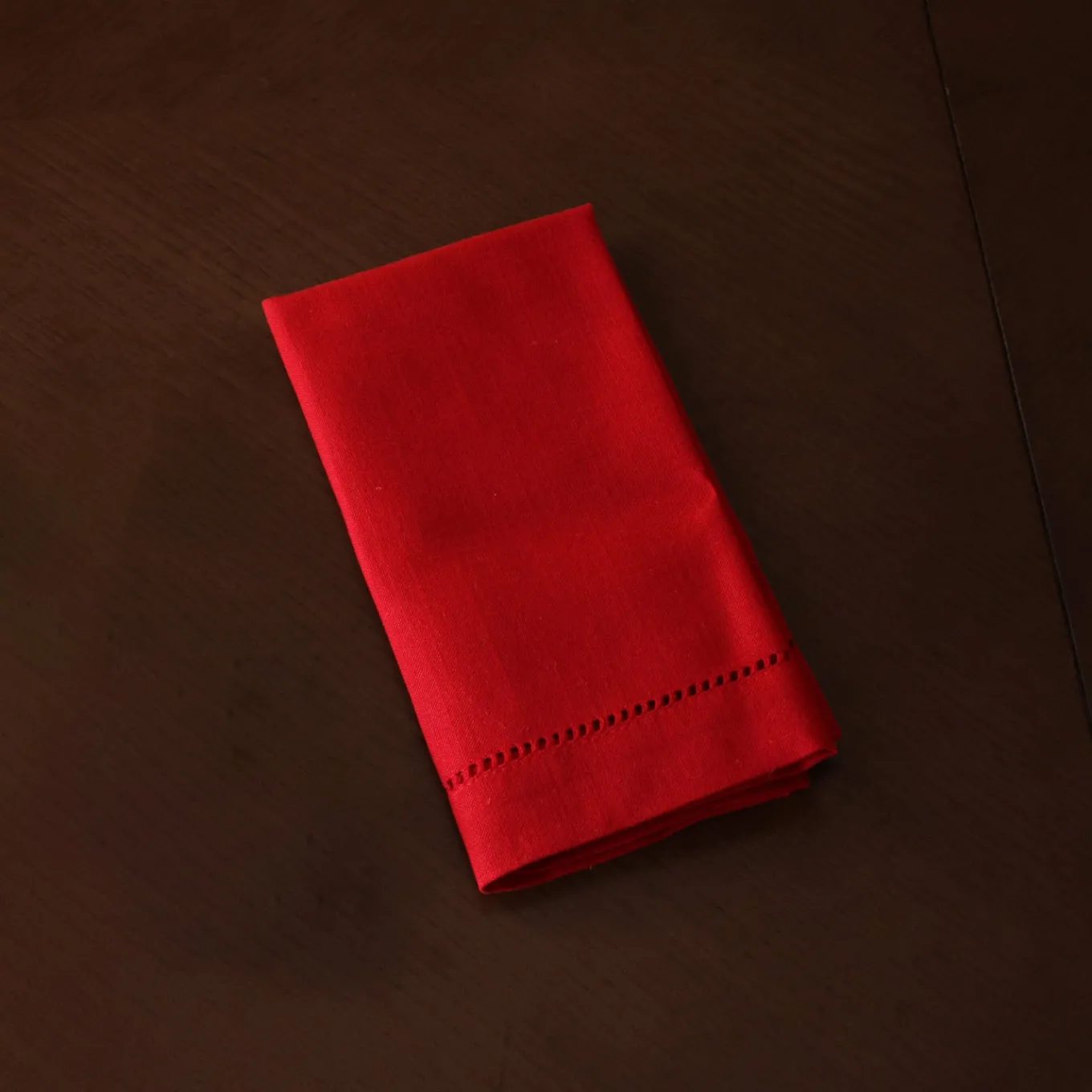 LINEN Classics Napkins Set of 4 (Red)