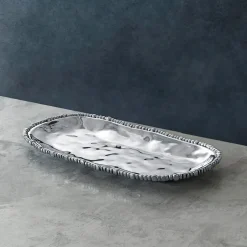 ORGANIC PEARL Nova Small Oval Platter