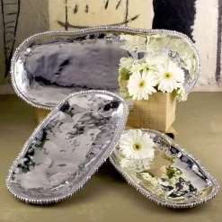 ORGANIC PEARL Nova Small Oval Platter