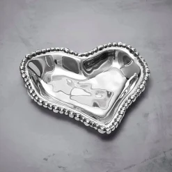 ORGANIC PEARL Small Heart Platter