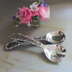ORGANIC PEARL Small Salad Servers
