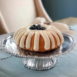 PEDESTAL Organic Pearl Nova Round Platter