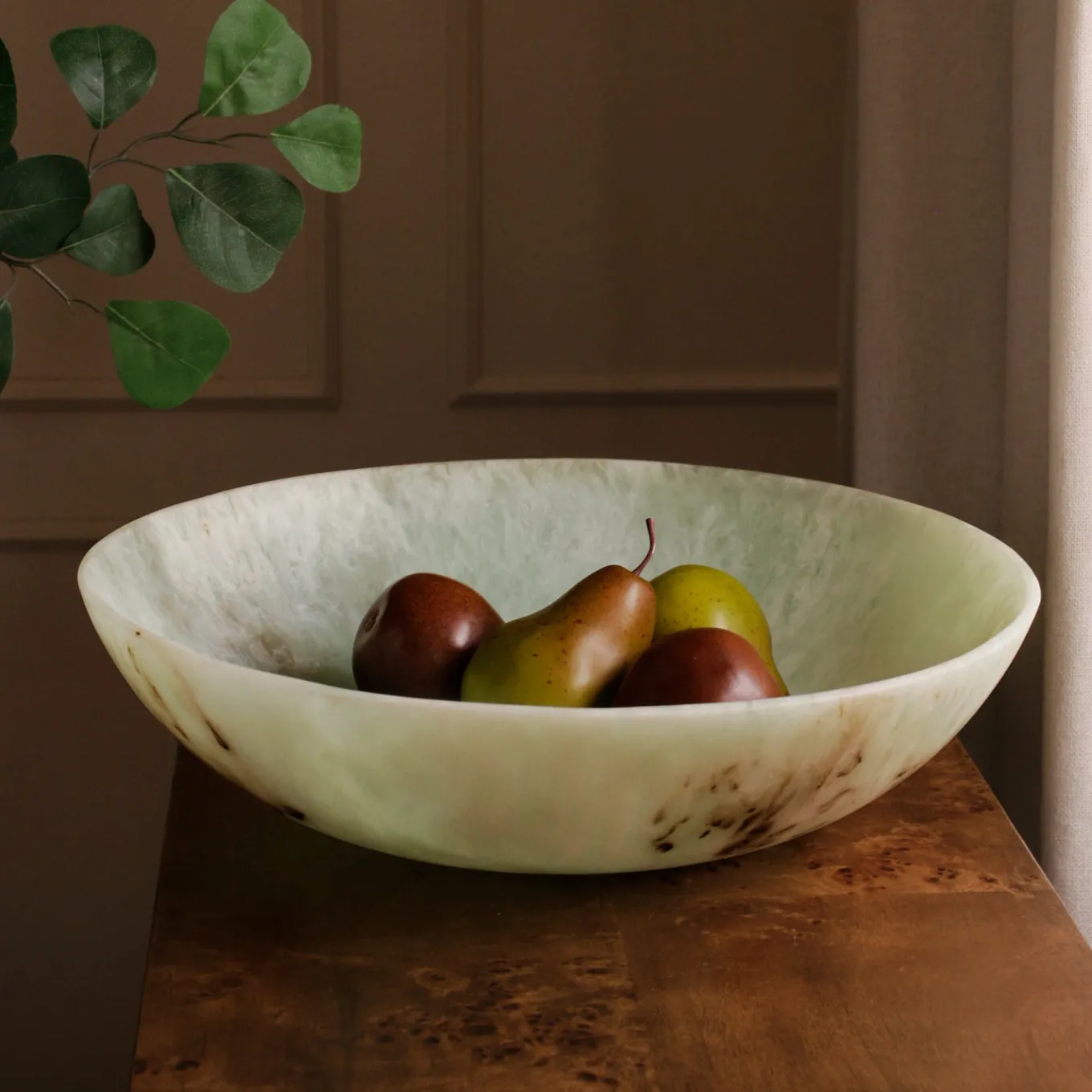 RESIN Giada Centerpiece Jade Swirl