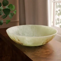 RESIN Giada Centerpiece Jade Swirl