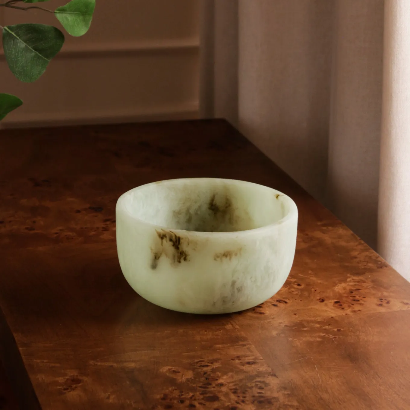 RESIN Giada Small Bowl Jade Swirl