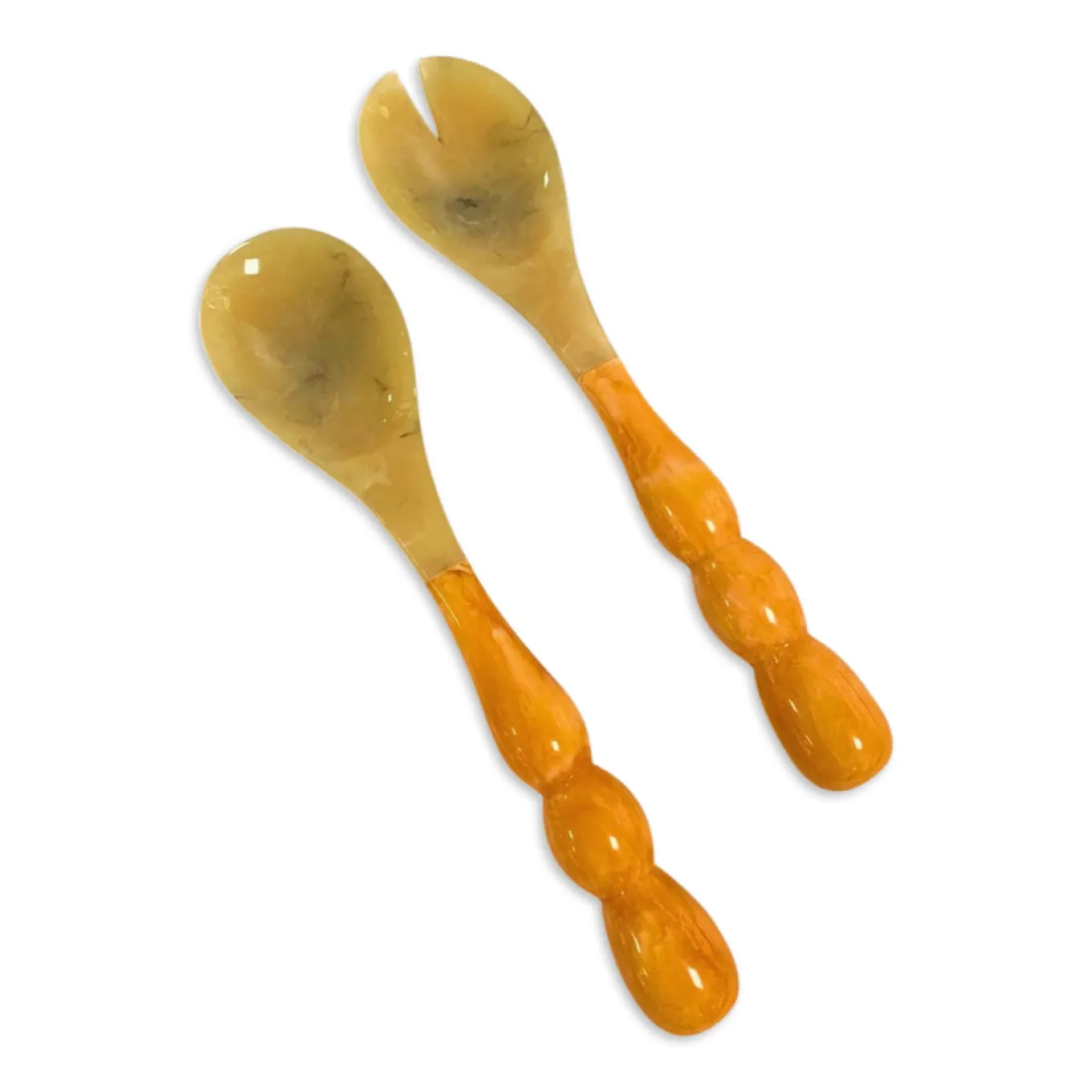 RESIN Rio Bubble Salad Servers(Orange)