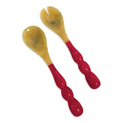 RESIN Rio Bubble Salad Servers (Pink)