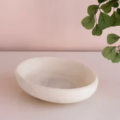 RESIN Sorbet Large Oval Bowl Coconut