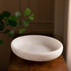 RESIN Sorbet Large Oval Bowl Coconut