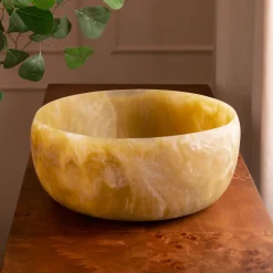 RESIN Sorbet Large Round Bowl Matcha