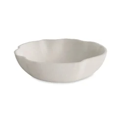 RESIN Sorbet Large Wavy Round Bowl Coconut