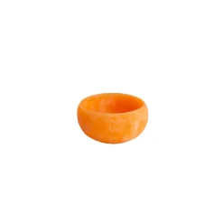 RESIN Sorbet Mini Round Bowl Tangerine