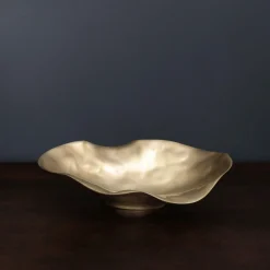 SIERRA MODERN Maia Medium Oval Bowl (Gold)