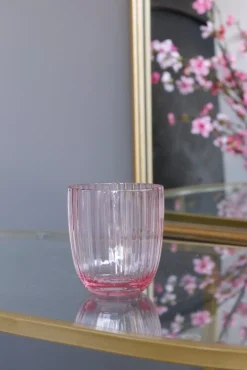 VIDA Acrylic Double Old Fashioned Set of 4 (Pink)