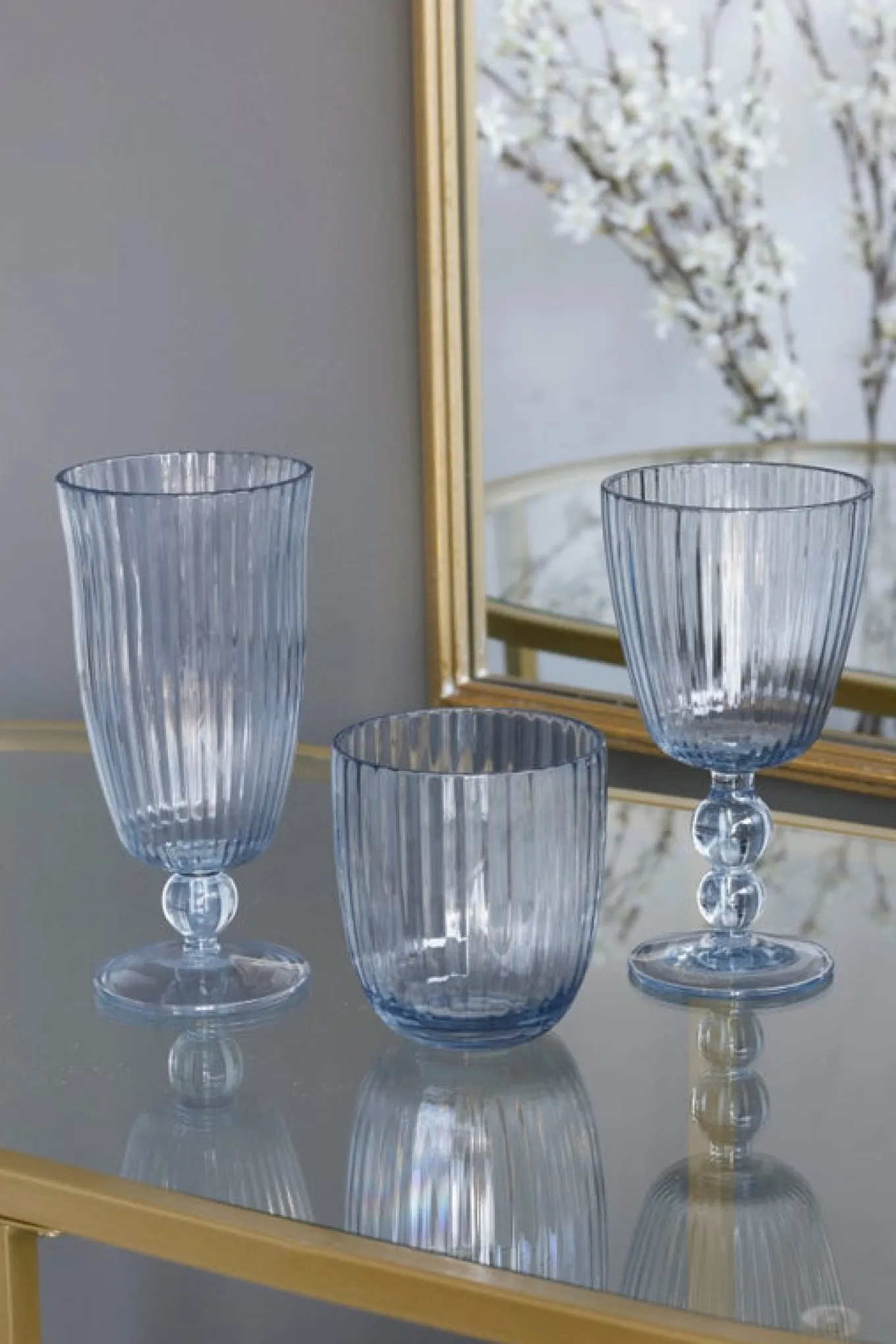 VIDA Acrylic Tumbler Set of 4 (Blue)