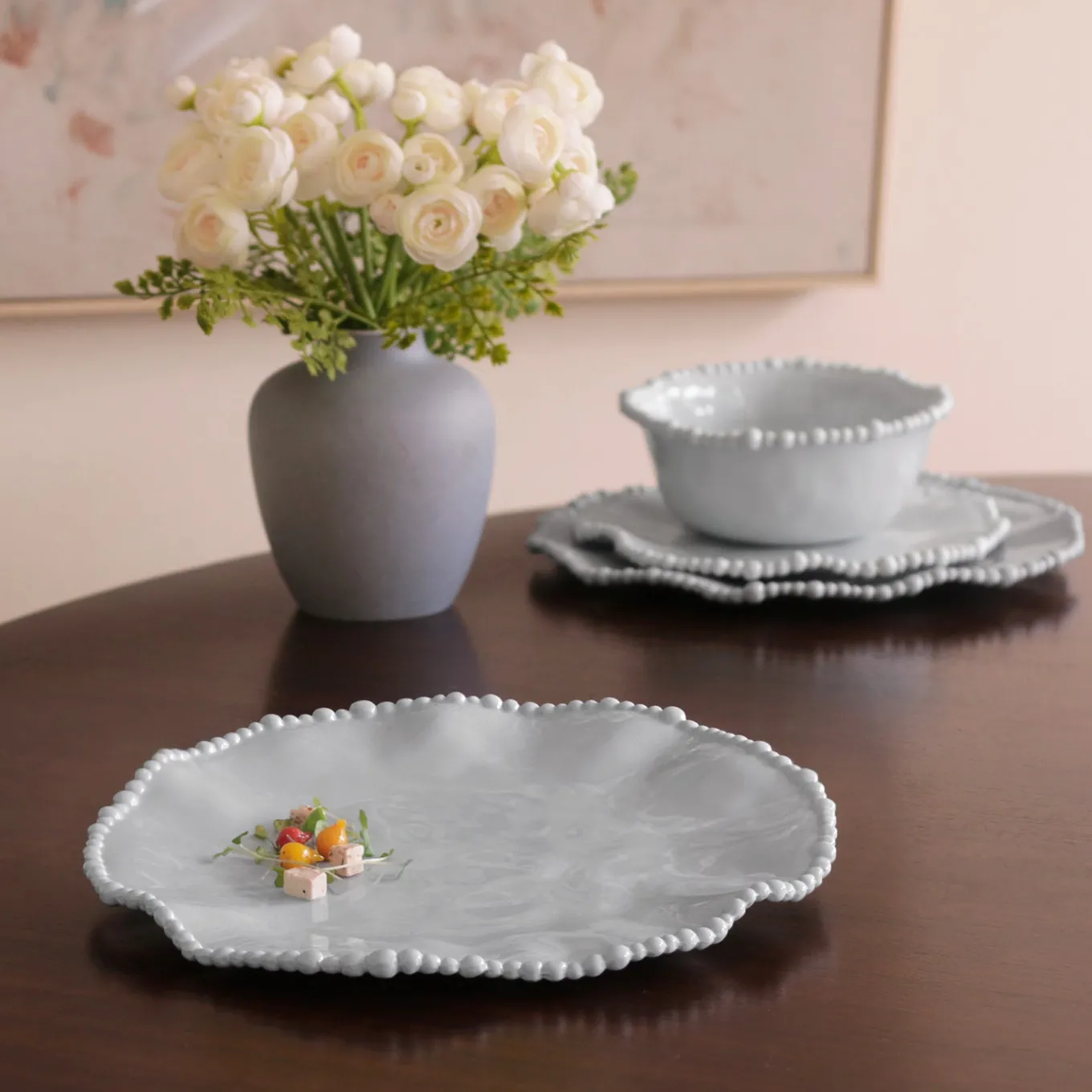 VIDA Alegria Dinner Plate Set of 4 (Blue)