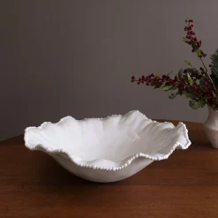 VIDA Alegria Extra Large Round Centerpiece (White)