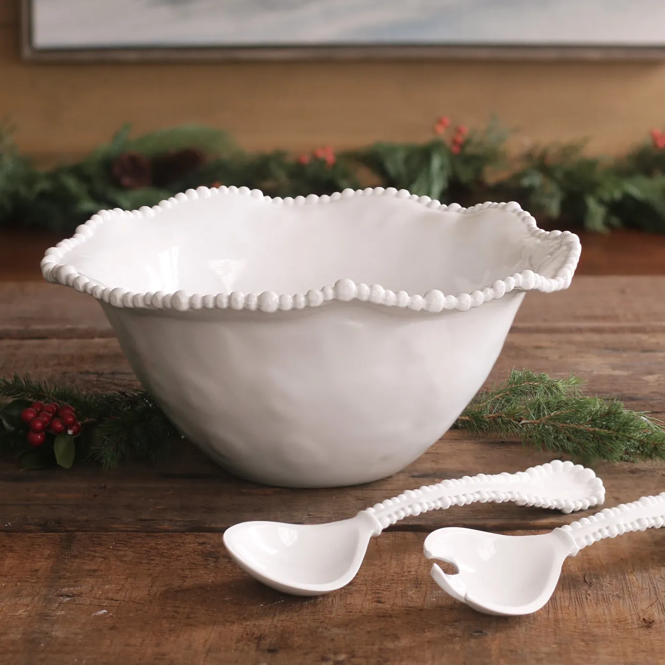 VIDA Alegria Large Bowl White