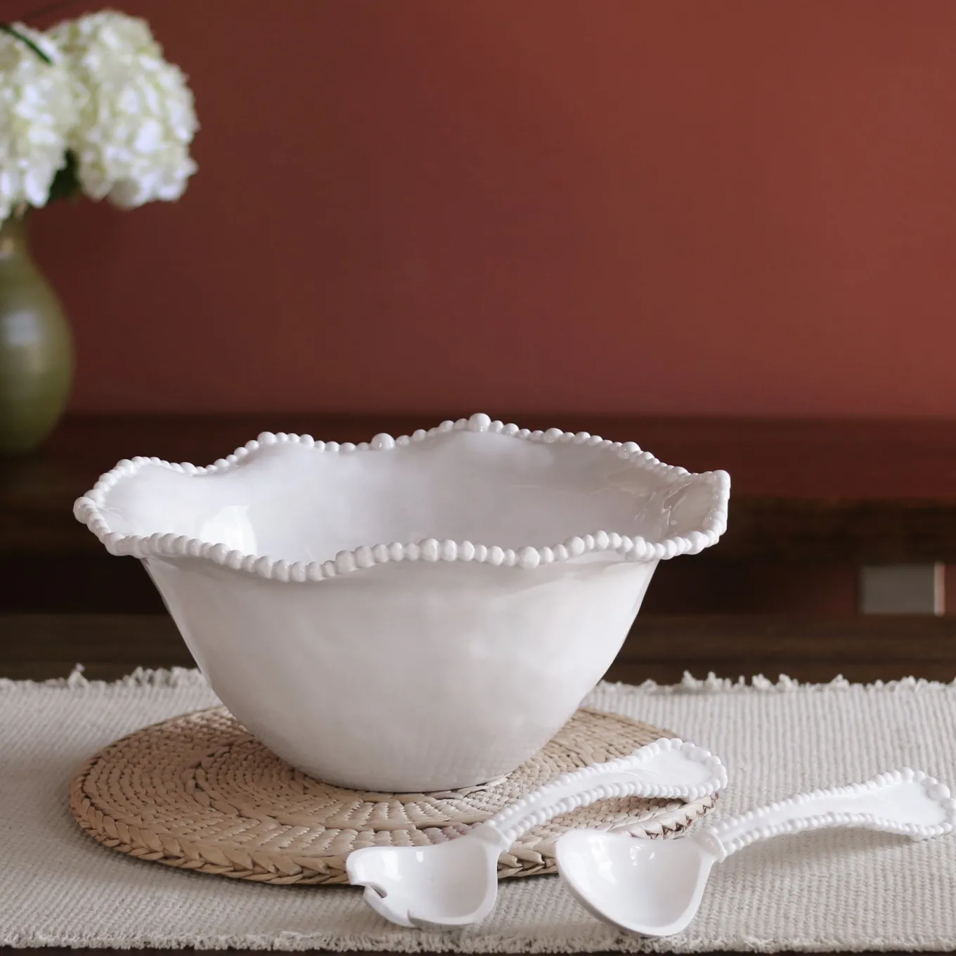 VIDA Alegria Large Bowl White