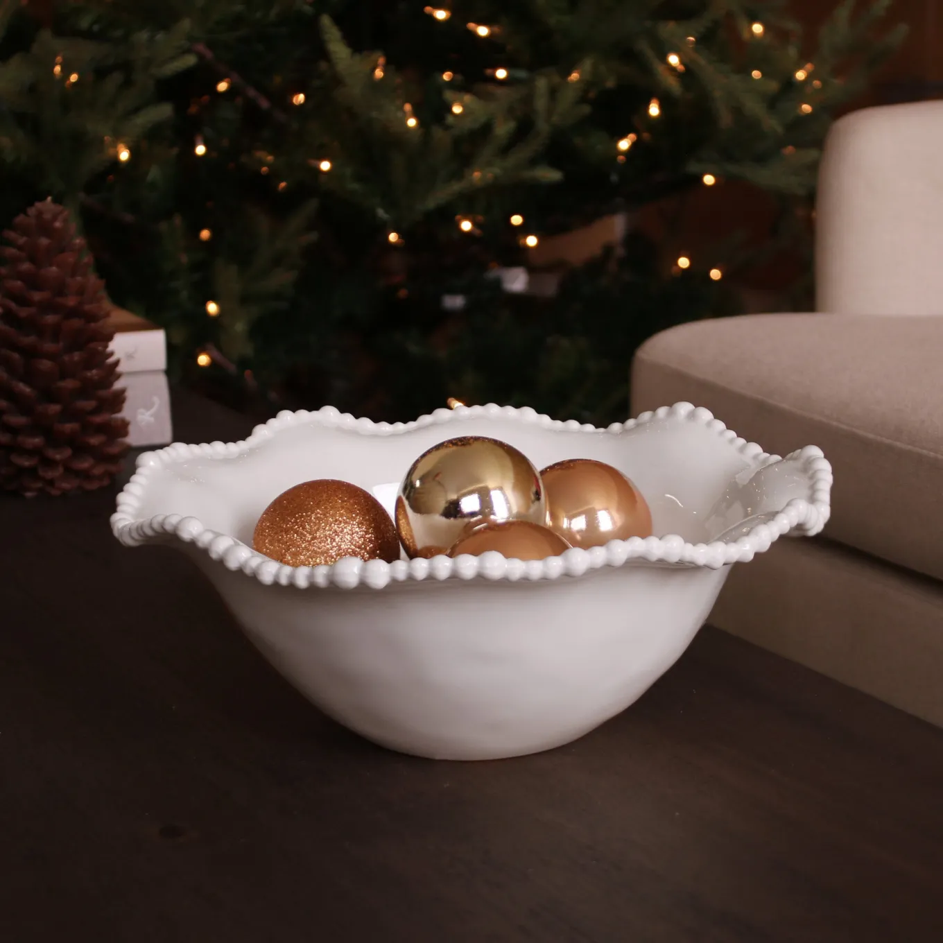 VIDA Alegria Large Bowl White