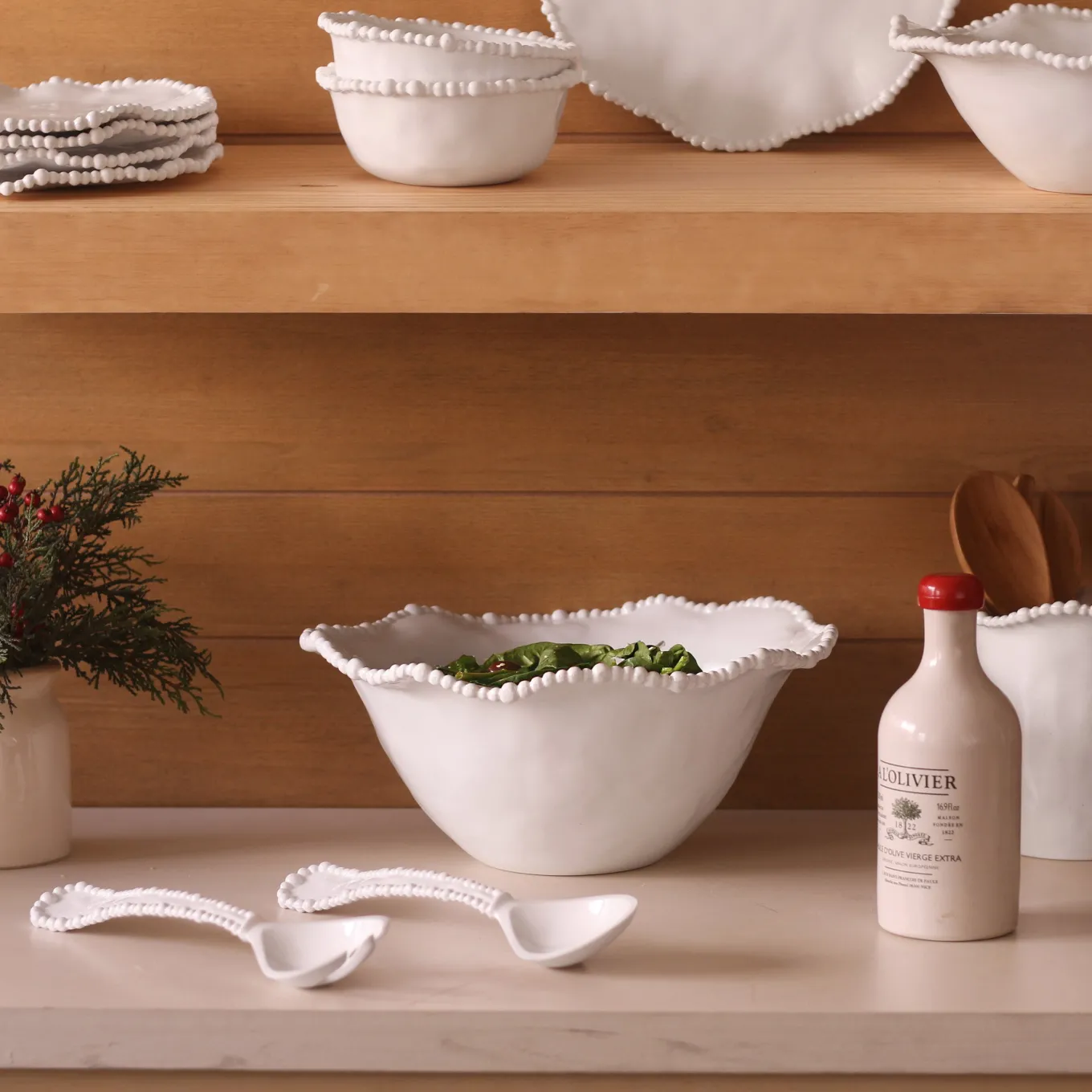 VIDA Alegria Large Bowl White