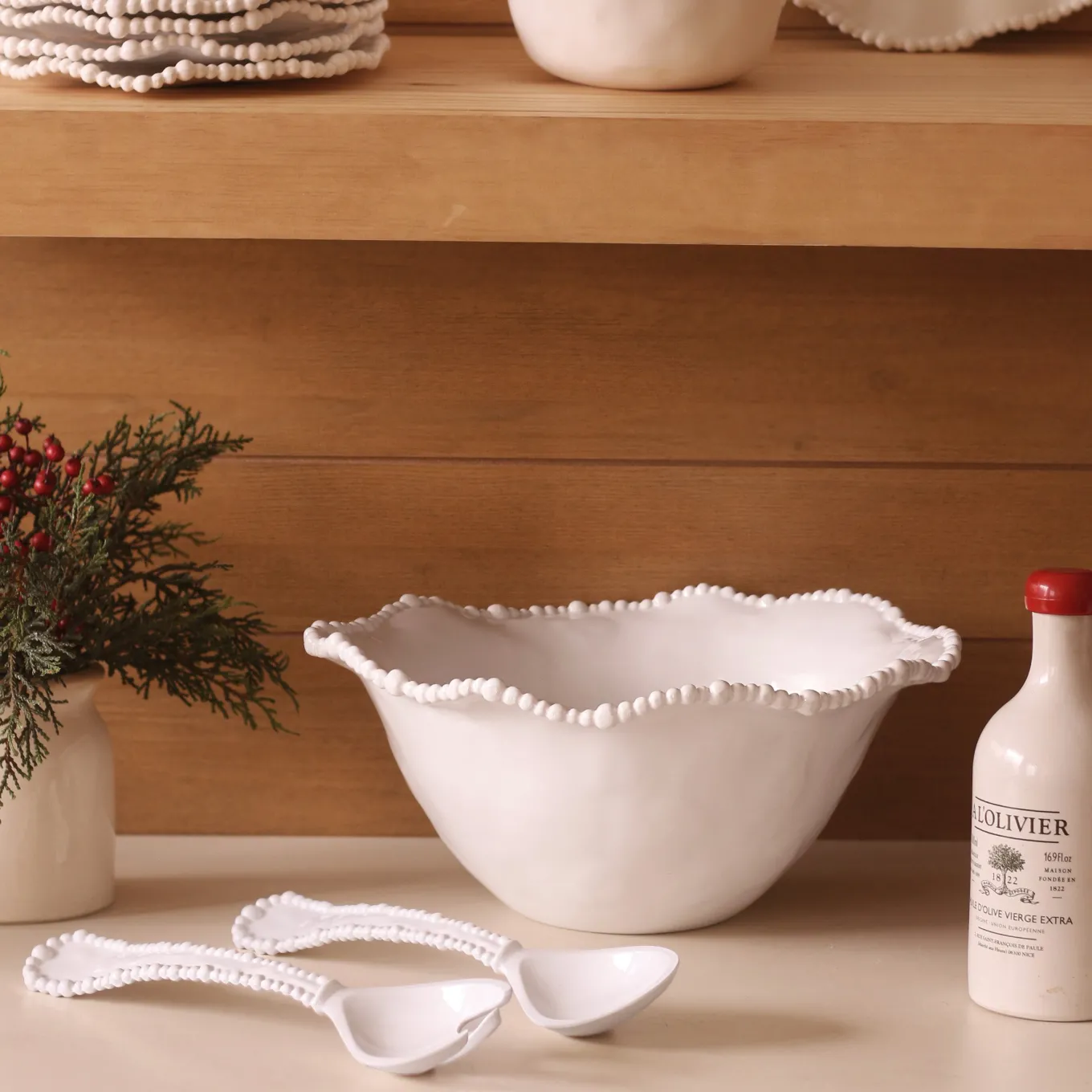 VIDA Alegria Large Bowl White