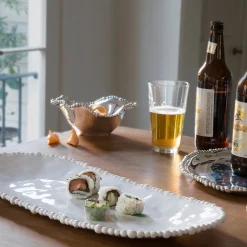 VIDA Alegria Large Oval Platter (White)