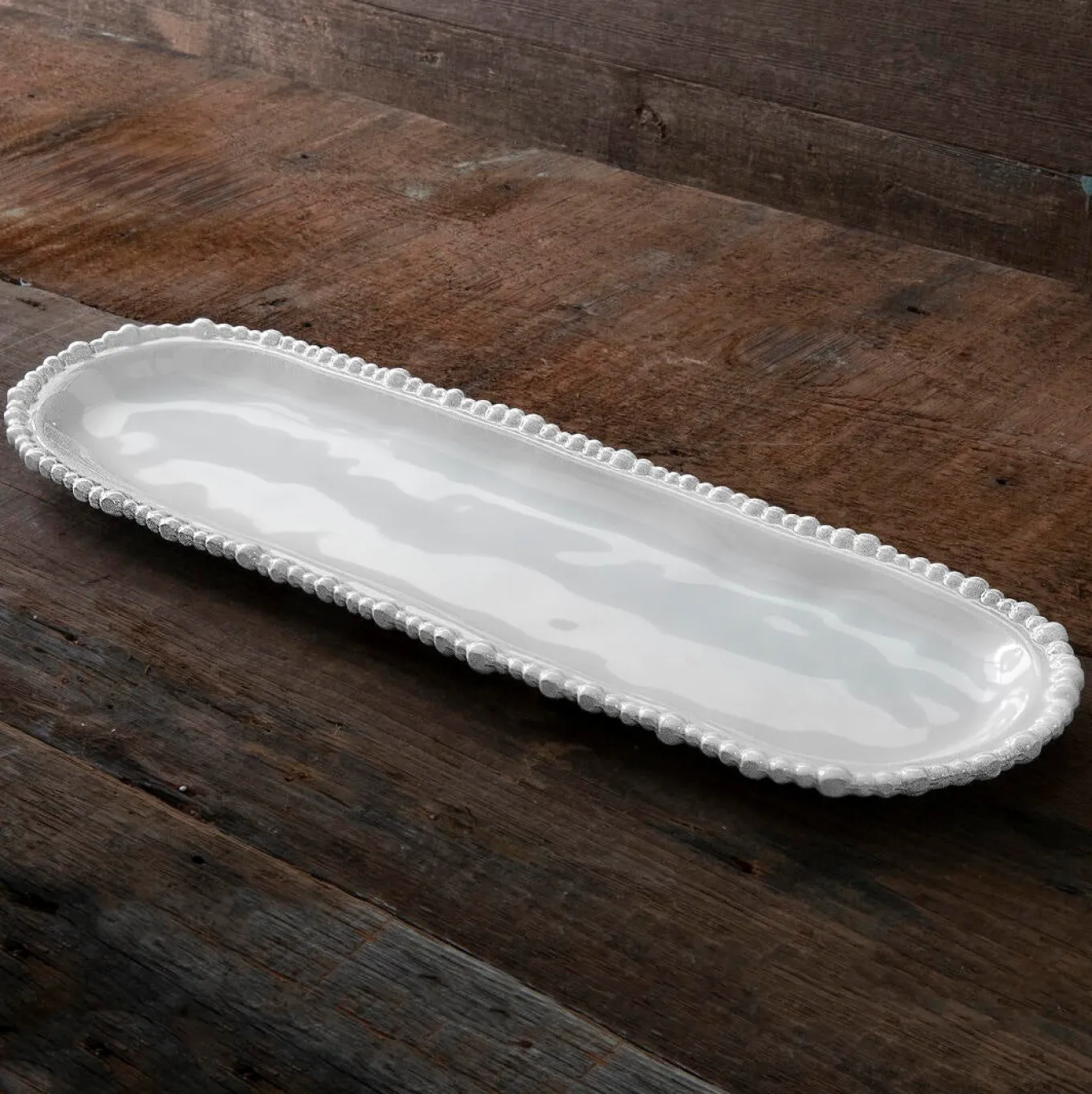 VIDA Alegria Medium Baguette Platter White