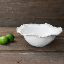 VIDA Alegria Medium Bowl White