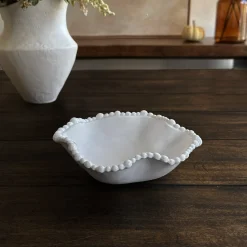 VIDA Alegria Mini Wavy Bowl (White)