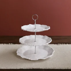 VIDA Alegria Triple Tiered Server (White)