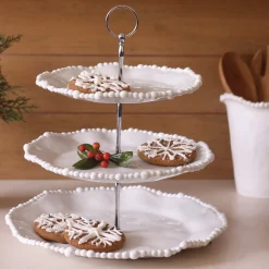 VIDA Alegria Triple Tiered Server (White)