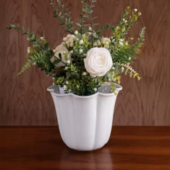 VIDA Amelia Vase White