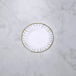 VIDA Athena Salad Plate 9.25" Set of 4 (Blue and Green dots)