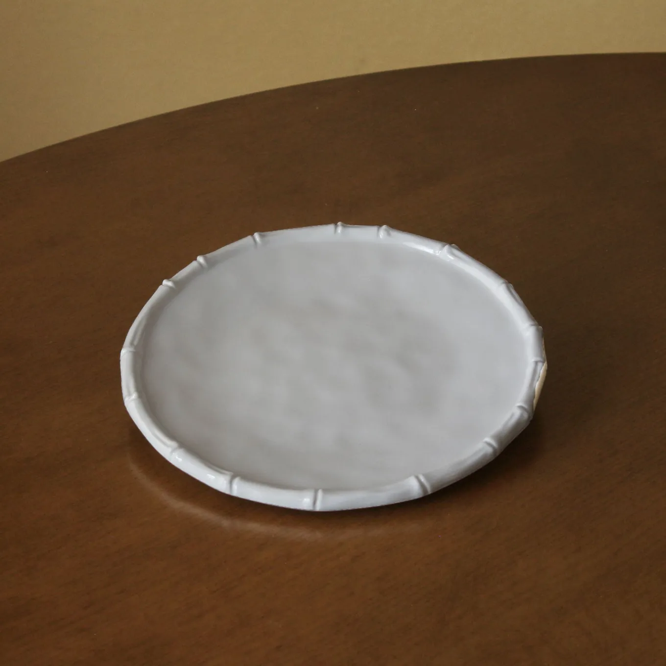 VIDA Bamboo 9" Salad Plate Set of 4 (White)